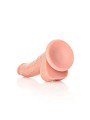 Dildo with Balls and Suction Cup - 18 cm