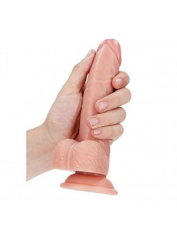 Dildo with Balls and Suction Cup - 18 cm