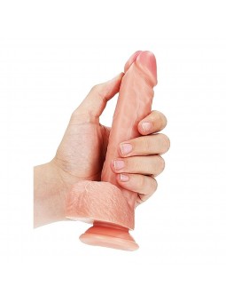 Dildo with Balls and Suction Cup - 18 cm