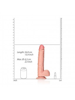 Dildo with Balls and Suction Cup-30,5 cm