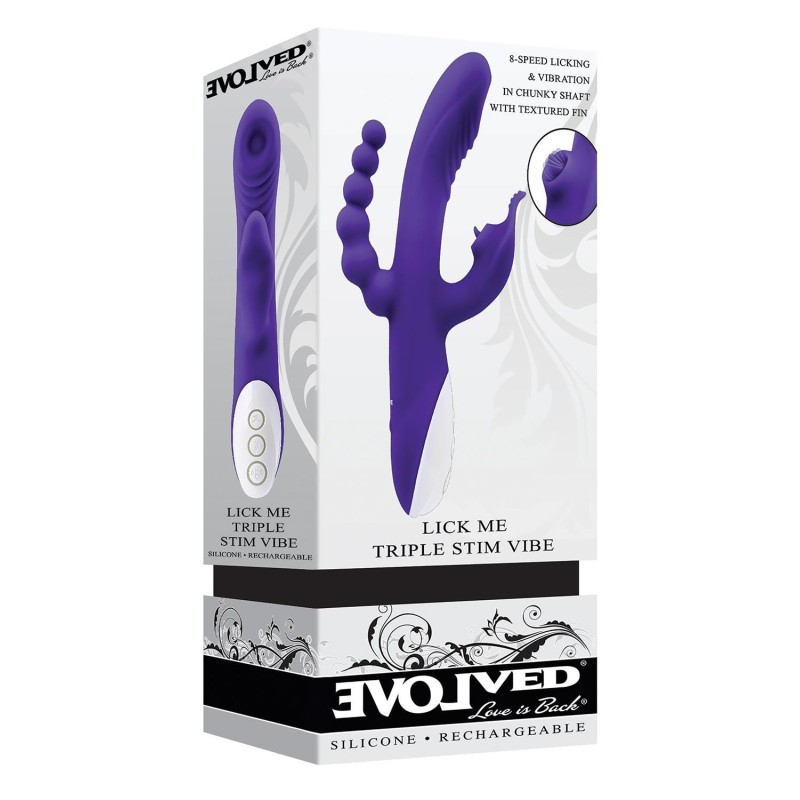 EVOLVED LICK ME TRIPLE STIM VIBE