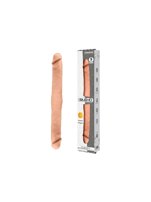SILEXD MODEL 1 DOUBLE DONG SIZE S -FLESH