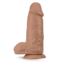 AU NATUREL CHUB 10 INCH DILDO MOCHA 2