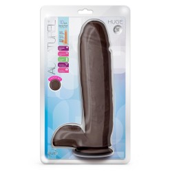 AU NATUREL HUGE 10 INCH DILDO CHOCOLATE