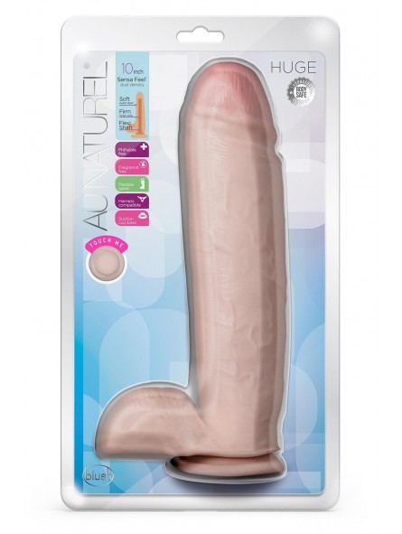 AU NATUREL HUGE 10 INCH DILDO VANILLA