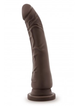DR. SKIN PLUS 9 INCH POSABLE DILDO CHOCO