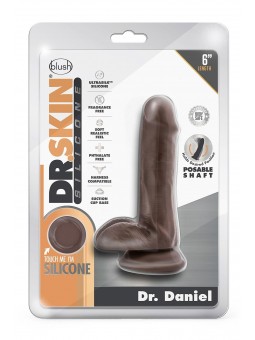 DR. SKIN SILICONE DR. DANIEL 6 INCH DILD
