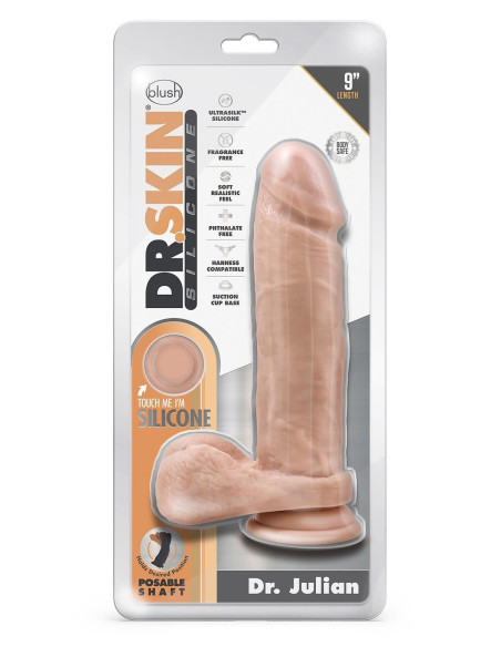 DR. SKIN SILICONE DR. JULIAN 9 INCH DILD