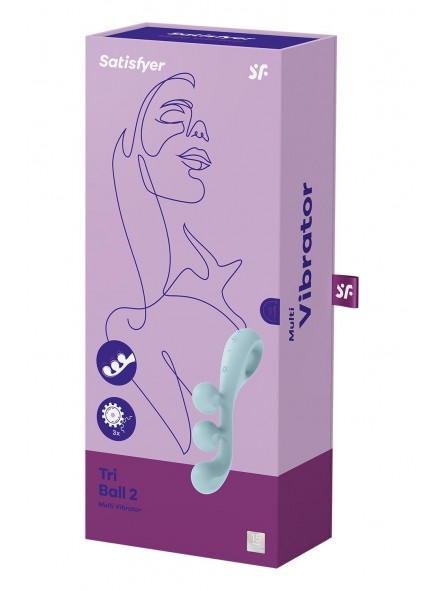 SATISFYER TRI BALL 2 LIGHT BLUE