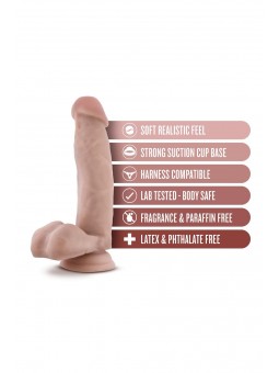 DR. SKIN DR. MARK 7 INCH DILDO WITH BALL