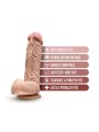 DR. SKIN MR. D 8.5 INCH DILDO WITH BALLS