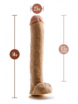 DR. SKIN DR. MICHAEL 14 INCH DILDO WITH