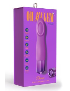 OH MY GEM CHARM AMETHYST PURPLE