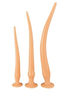 Super Long Butt Plug Set flesh 2