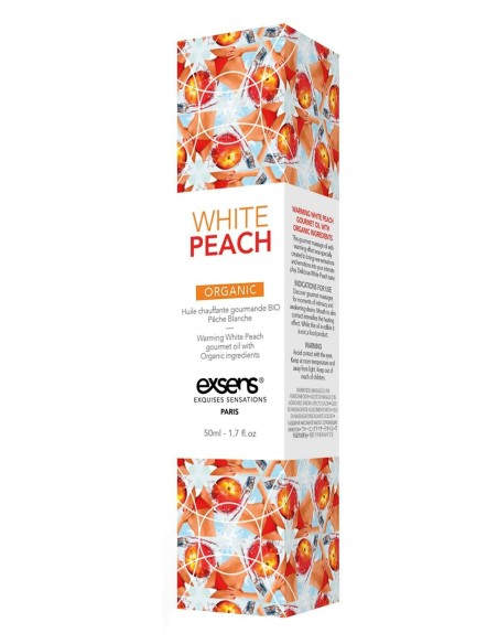 EXSENS WARMING MASSAGE OIL WHITE PEACH O
