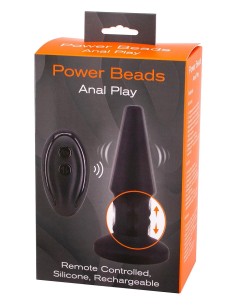 SEVEN CREATIONS RIMMING BEADED BUTT PLUG