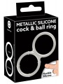 Metallic Silicone Double Ring