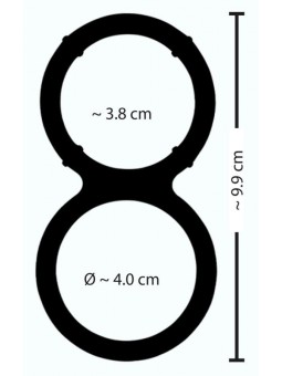 Metallic Silicone Double Ring