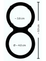 Metallic Silicone Double Ring