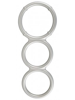 Metallic Silicone Triple Ring