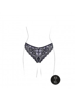 Claire - Elastic Lace Brief with Golden