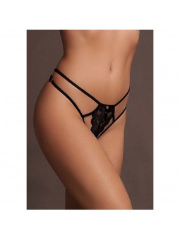 Faye - Lace Thong with Adjustable Slide