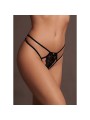 Faye - Lace Thong with Adjustable Slide