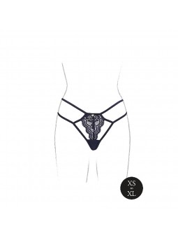 Faye - Lace Thong with Adjustable Slide