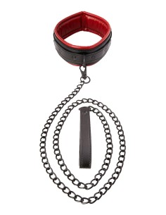 SPORTSHEETS SAFFRON LEASH & COLLAR BLACK 2