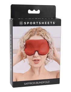 SPORTSHEETS SAFFRON BLINDFOLD RED
