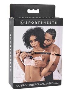 SPORTSHEETS SAFFRON INTERCHANGEABLE GAG