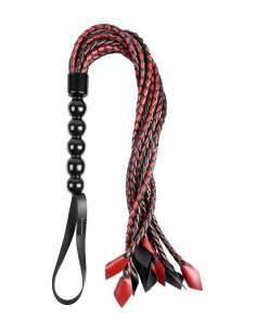 SPORTSHEETS SAFFRON BRAIDED FLOGGER