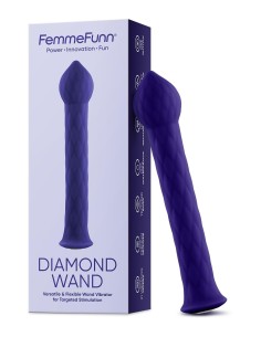 FEMMEFUNN DIAMOND WAND DARK PURPLE