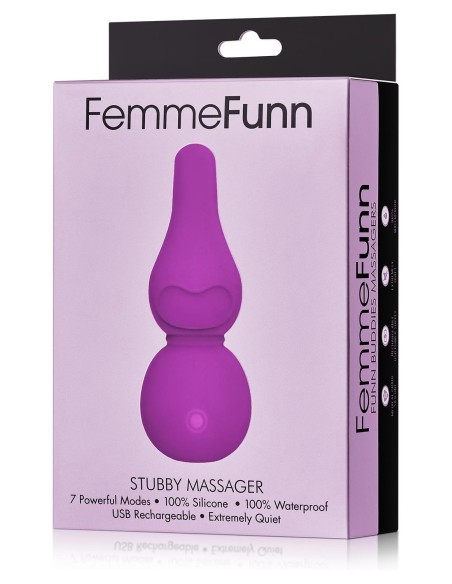 FEMMEFUNN STUBBY MASSAGER  PURPLE