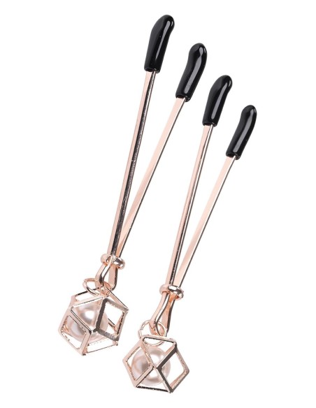 SEX AND MISCHIEF BRAT PEARL NIPPLE CLIPS