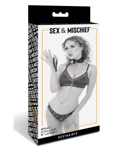 SEX AND MISCHIEF BRAT COLLAR AND LEASH