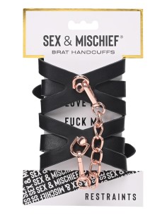 SEX AND MISCHIEF BRAT HANDCUFFS