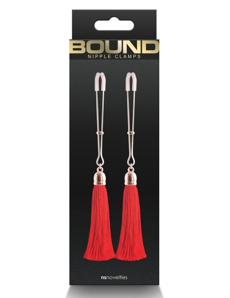 BOUND NIPPLE CLAMPS T1 RED