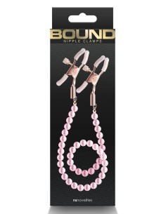 BOUND NIPPLE CLAMPS DC1 PINK