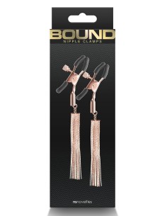 BOUND NIPPLE CLAMPS D2 ROSE GOLD