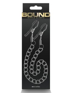 BOUND NIPPLE CLAMPS DC2 GUNMETAL