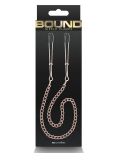 BOUND NIPPLE CLAMPS DC3 ROSE GOLD