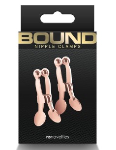 BOUND NIPPLE CLAMPS C1 ROSE GOLD