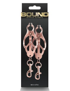 BOUND NIPPLE CLAMPS C3 ROSE GOLD