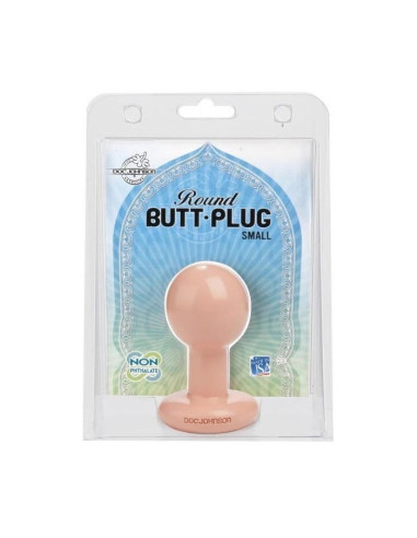 DOC JOHNSON ROUND BUTT-PLUG SMALL FLESH
