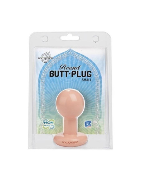 DOC JOHNSON ROUND BUTT-PLUG SMALL FLESH