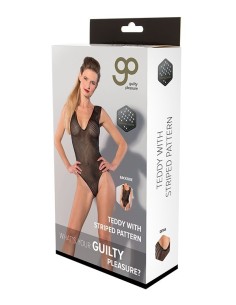 GP PRINTED DATEX STRIPED TEDDY BLACK