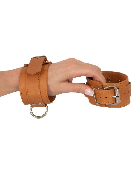 Leather Cuffs natural