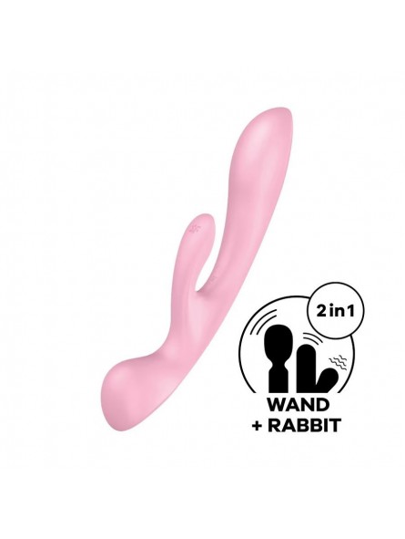 SATISFYER TRIPLE OH - ROSA SATISFYER TRIPLE OH - ROSA