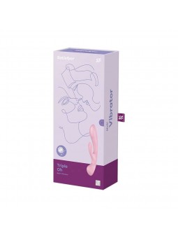 SATISFYER TRIPLE OH - ROSA